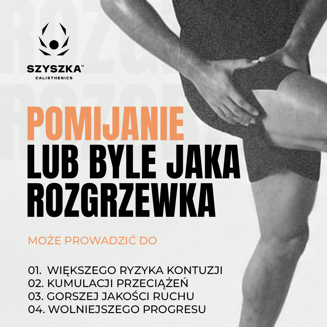 Pomijanie lub byle jaka rozgrzewka może prowadzić do kontuzji i wolniejszego progresu