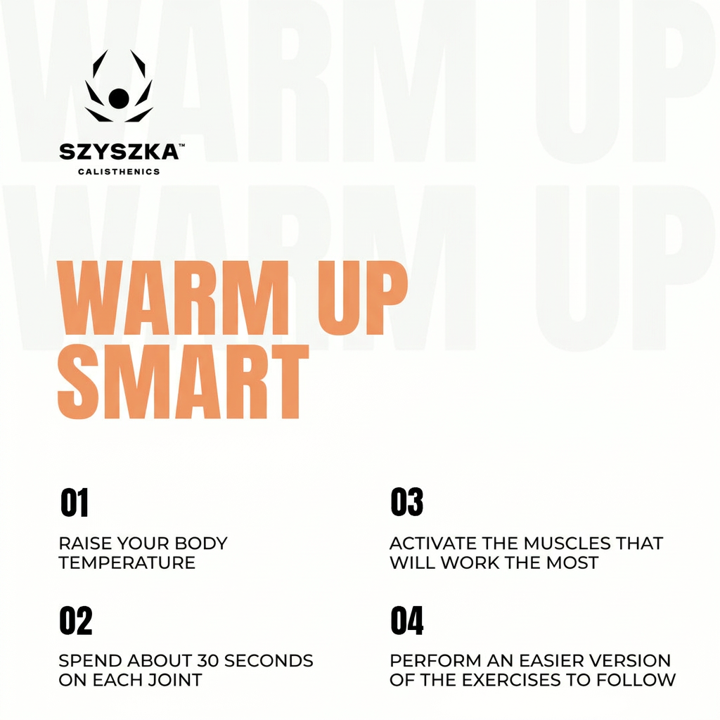 Warm up smart — 4 steps