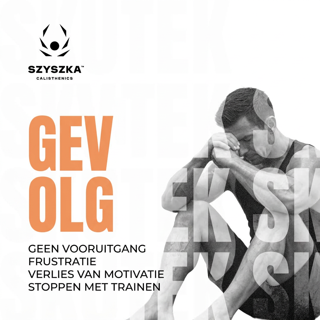 Het gevolg: geen vooruitgang, frustratie, verlies van motivatie